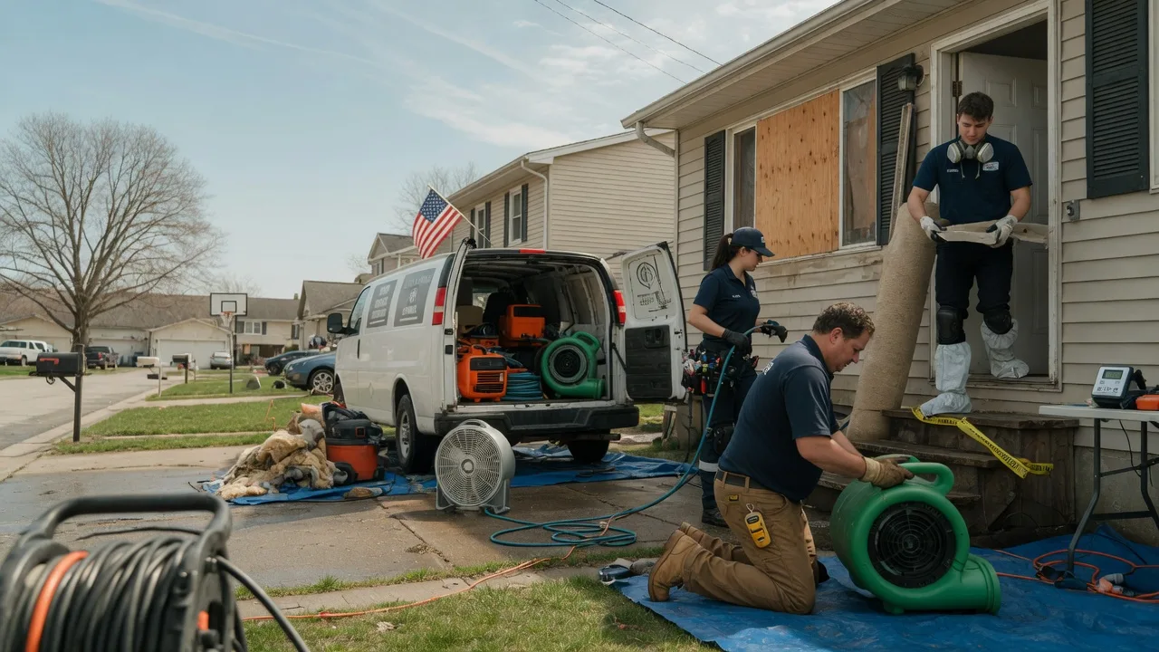 Water Damage Restoration in Branchville, IN near me